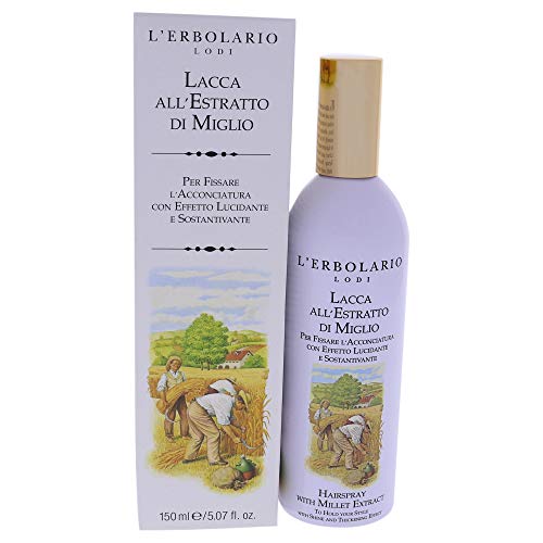 L'Erbolario Lacca all' Estratto di Miglio con Effetto Lucidante e Sostantivante 150ml
