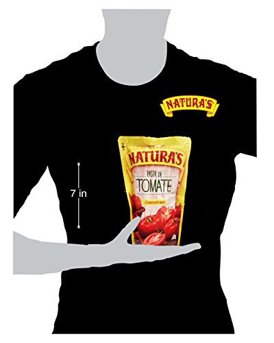 Tomato Paste - Natura’s Pasta De Tomate Concentrada|100% Plant Based | Ready To Use| Made With Only With Fresh Tomatoes |No Preservative, No Artificial Colors| (227g, 8oz) Single - Thumbnail 6