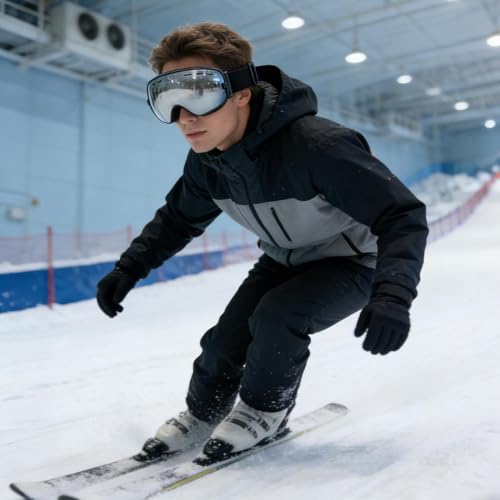 Masque de ski avec vision grand angle et écran de protection UV pour le snowboard - 3