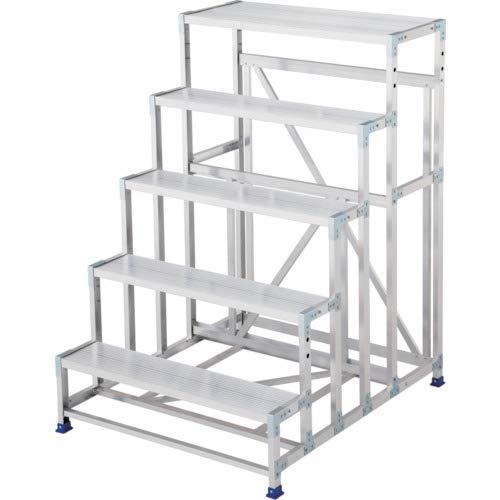 長谷川工業(Hasegawa) アルミ階段式作業台 (組立式) ライトステップ 5段 DB2.0-5 (16826)