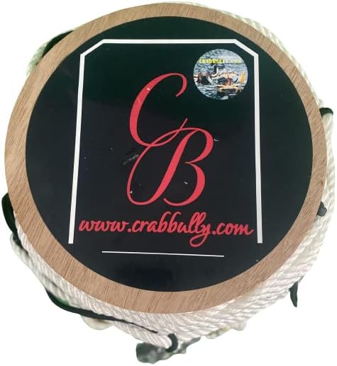 600' Zebra 1/4" 3 Strand Medium-Lay Twisted Nylon 3/16" Snood Trotline