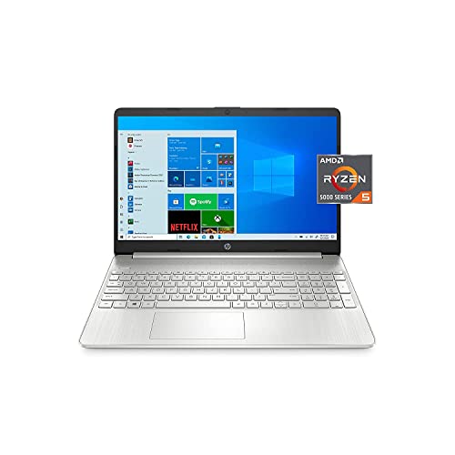 HP 15.6" FHD, Ryzen 5-5500, 8GB RAM, 256GB SSD, Silver, Windows 10 Home, 15-EF2127 by HP - Used condition - US$318.00