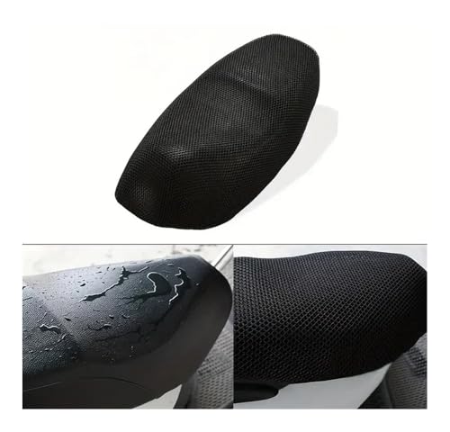 Cubierta de asiento para motocicleta con red transpirable de protección 6