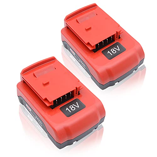LHYSFIY 2 Pack 3.6Ah 18 Volt Replacement Battery Compatible with Porter Cable 18V Battery PC18B PC18B-2 PCC489N PC18BLEX PC18BL PC18BLX PCMVC PCXMVC Cordless Tools Batteries