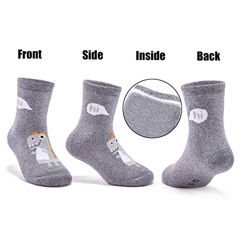 Howjojo Toddler Boys Thick Cotton Socks Kids Warm Socks Winter Thermal Crew Socks 3-5 Years #TOP6