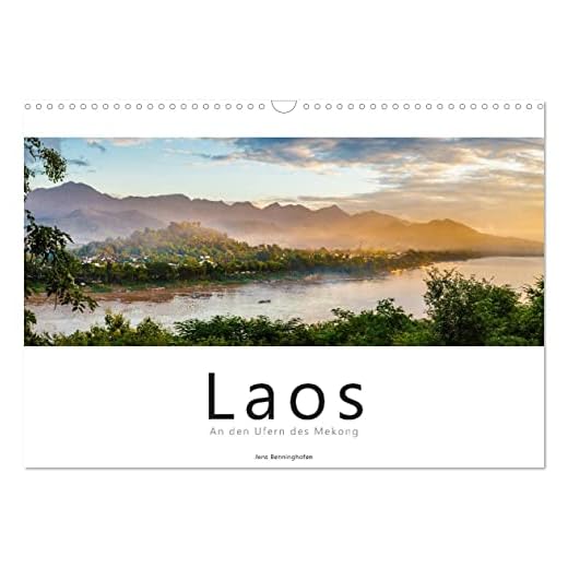 Laos - An den Ufern des Mekong (Wandkalender 2026 DIN A3 quer), CALVENDO Monatskalender: 12 farbenfrohe Aufnahmen aus Laos (CALVENDO Orte)