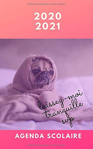 Télécharger Agenda Scolaire 2020 2021 “Laissez-moi tranquille svp” | Agenda Journalier Animal Chien trop mig Livre eBook France