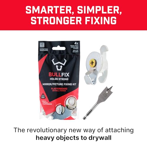 Bullfix Mirror/Picture Hanging Kit Heavy Duty Drywall