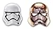 Procos-86226 Mascaras Star Wars, color blanco, grigio, unico (86226)