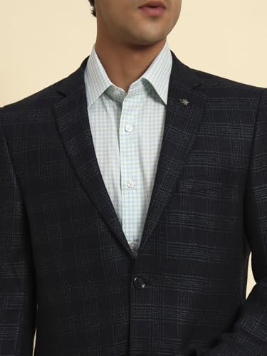 Image of Cantabil Men's Checkered Winter Wear Smart Fit Blazer (P MBZF00105)