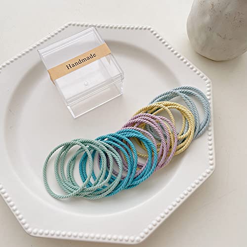KARNIN-150Pcs-No-Damage-Hairband-Elastic-Hair-Ties-for-Women-Girls-Tiny-Ponytail-Holder-Rope-Mixed-Colors-Soft-Colorful-Rubber-Band-Hair-Accessories
