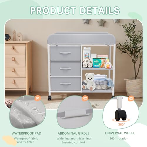 G Taleco Gear Baby Changing Table, Portable Changing Table thumb #2