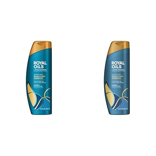 Head & Shoulders Royal Oils - Champú anticaspa para el cuidado del cuero cabelludo sin sulfatos para cabello natural, rizado y enroscado, con aceite