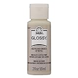 FolkArt, Polished Concrete Assorted 2 fl oz / 59ml Brilliant Gloss Acrylic Paint for Easy to Apply DIY Crafts, Art Supplies with A Glossy Finish, 11832