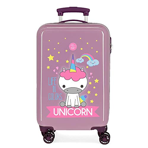 Preisvergleich Produktbild Roll Road Little Me Einhornkoffer 34x55x20 cms Lila