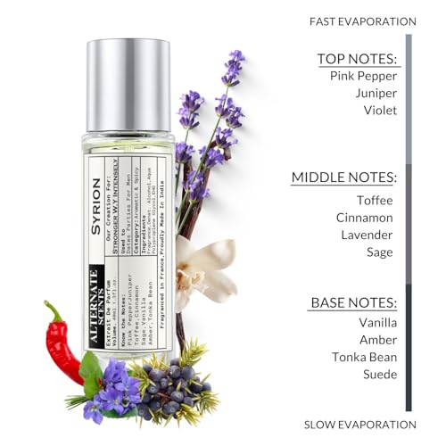 Image of Alternate Scents SYRION 40ml Long Lasting Perfume For Men |Strong&Long Lasting with 30% Oil Concentration|Warm Spicy Sweet|Fragrance From France |Made In India|