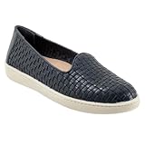 mocassin bleu marine femme besson Semelle en caoutchouc moulé Trotters Femme Footwear-Ladies Mocassin, Bleu Marine, 42 EU Large