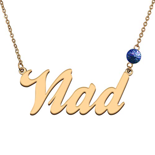 HUAN XUN Custom Choker Birthstone Vlad Name Necklace Best