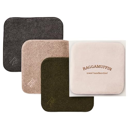 Raggamuffin ラガマフィン タオルハンカチ 3色 3枚セット 高級 泉州タオル セット品