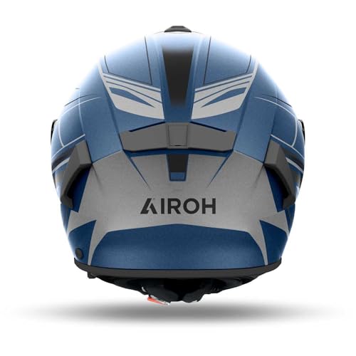 AIROH Spark 2 Shadow Blue Matt L casco integral moto visera solar 3