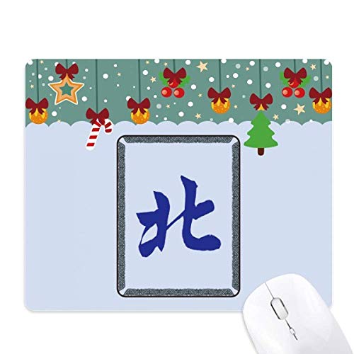 Alfombrilla de ratón navideña Wind South Mahjong para decorar tu oficina en casa