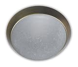 Niermann Standby 25112 A++, Deckenleuchte - Dekorring Altmessing, LED, Pergament, 35 x 35 x 12 cm