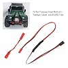YOUTHINK Winch Remote Control, Plastic Winch Controller Adapter Plug Universal Portable RC Winch CH3 Control Cable Parts Accessory Fit for RC Car Model