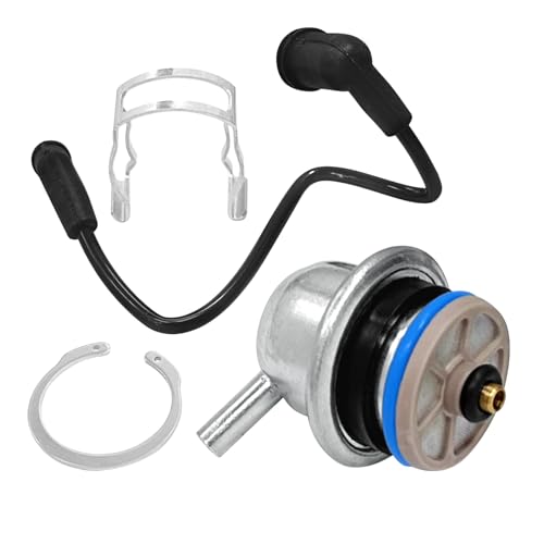 89060418 17113556 Fuel Injection Pressure Regulator with Vacuum Line Compatible with Chevrolet Silverado Avalanche Tahoe GMC Sierra Cadillac Escalade Hummer H2