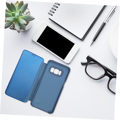 Coque de smartphone compatible UPKOCH avec stand de visionnage rigide bleu ciel
