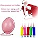 DCLFIRMX 2 Pack Santa Claus Inflatable Fake Pregnant Belly, Pregnant Woman Cosplay Fake Belly Beer Belly Costume with Mini Inflator for Halloween, Christmas, Role Playing Party