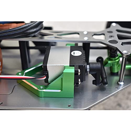 Gpm 1Pc Set Upgrades Aluminum 7075-T6 Servo Mount For 1/10 4Wd Hammer Rey U4 Rock Racer（Los03030） Rc Cars (Green) #TOP1