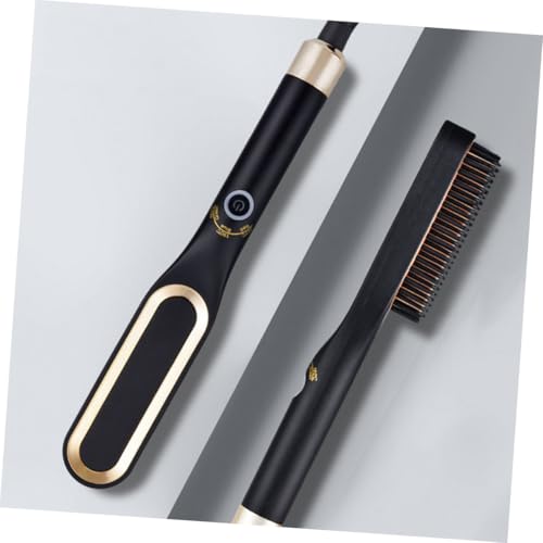 Cepillo eléctrico alisador de barba y cabello portátil miniatura 4
