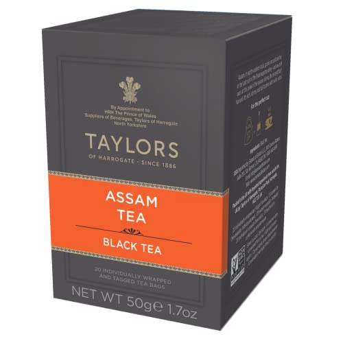 Taylors of Harrogate Assam, 20 Count(Pack of 1)