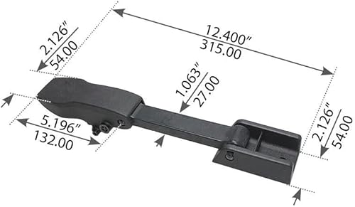 Miniatura 2 de Fortpro Conjunto de pestillo de capó para Kenworth T880 adecuado para lados izquierdo y derecho - Sustituye - L566033 | F327422