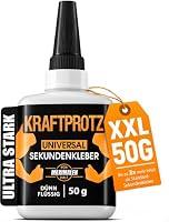 KRAFTPROTZ – Sekundenkleber Universal dünnflüssig 50 g - Alleskleber Univ