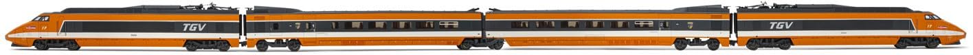 Jouef - HJ2425 - SNCF, TGV Sud-Est Version Inaugurale 1981, Pack de 4 Unités, Locomotive Électrique