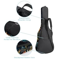 JRHEJTFZ Housse pour guitare acoustique de 1,9 cm d’épaisseur, imperméable, durable et élégant, imprimé plantes brillantes, Multicolore 4., 42.9×16.9×4.7 in, Motif imprimé tendance - Les Beatles, Paul McCartney, John Lennon, RIngo Starr, George Harrison JRHEJTFZ Housse pour guitare acoustique de 1,9 cm d'épaisseur, imperméable, durable et élégant, imprimé plantes brillantes, Multicolore 4., 42.9x16.9x4.7 in, Motif imprimé tendance – Image 3