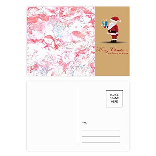 Cartes postales en marbre Père Noël, lot de 20 pour éviter les pannes d'idées