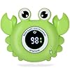 Baby Bath Thermometer with LED Display, Floating Crab Toy – 2-in-1 Water Safety Sensor for Infants, Color-Coded Alerts (Hot/Cold), Bath Tub Temperature Monitor, Cute Floating Bath Toy, Nursery
