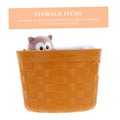 Abaodam 2 Pçs Balde De Armazenamento Crianças Brinquedos Cesta De Plástico Para Crianças Brinquedos