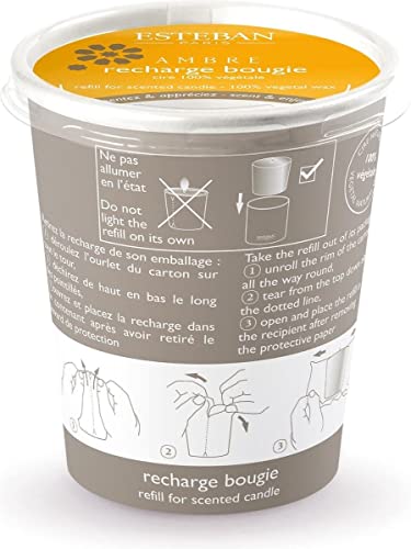 Esteban Recharge Bougie parfumée ambre