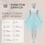 TANITA BC-401 Biała kompaktowa rodzinna waga do ciała z aplikacją do śledzenia sprawności fizycznej