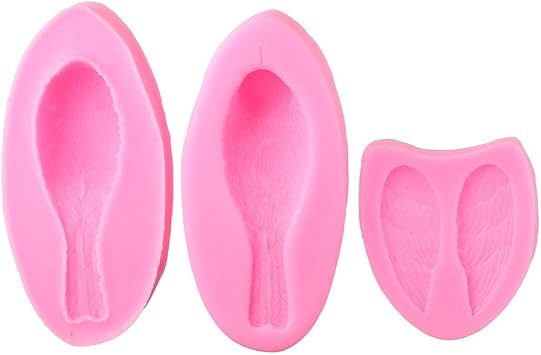 3Pcs/Set Bird Cake Topper Fondant Molds,Small Bird Silicone Mould for Soap Making,Candy,Desserts