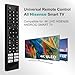 for Hisense Tv Remote Replacement,Universal Remote Control for Hisense Android Smart TV【No Voice】, No Pairing Needed-Not for Hisense Fire & Roku TV