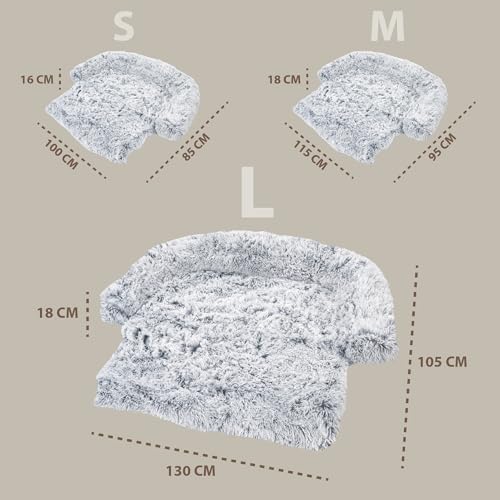 Amazinggirl Hundebett Hundekissen für Dog – 130 x 105 cm Hundesofa für kleine mittelgroße und große Hunde hundebetten sofaschutz hundekorb hundedecke