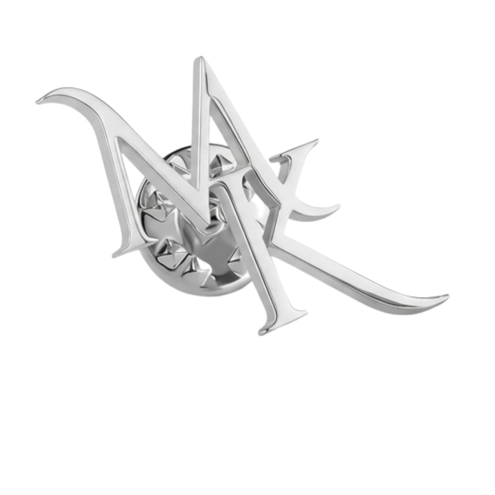 Initial 2 Letter Keel Brooch Lapel Pin for Men and Women | Personalized Alphabet Initials Brooch | Custom Name Letter Pin for Suit Blazer Coat Sherwani | Wedding Couple Initial Badge Gift-image-6