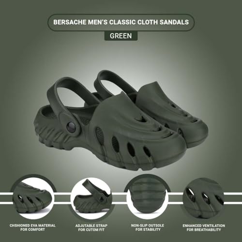 Image of BERSACHE Extra Soft Classic Casual with Regular wear with Ultra Soft & Flexibility Technology Clog for Men's
