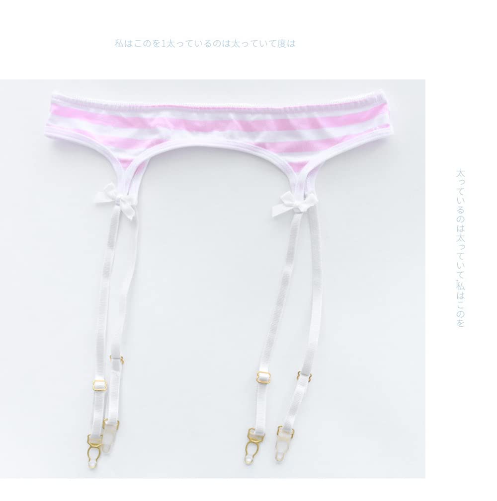 SINGUYUN Womens Sexy Micro bikini Suit Anime Bikini Cosplay Lingerie Kawaii Bra and Panty Set Cute: One Size 204pink