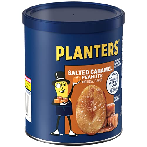Planters Salted Caramel Peanuts (8 Ct Pack, 6 Oz Canisters) #TOP1