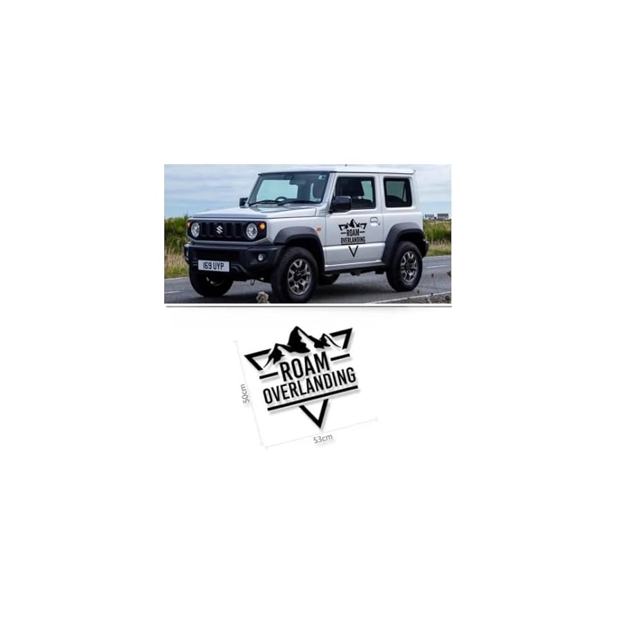 Amazon.co.jp: RaKuLife ジムニー JB64/JB74専用 車用ステッカー